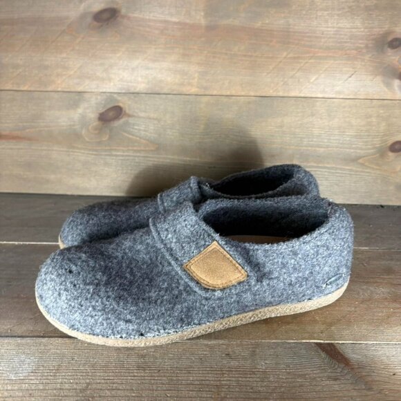 giesswein ultra comfort womens size 40 shoes gray wool slip on comfort slippers - Picture 1 of 8